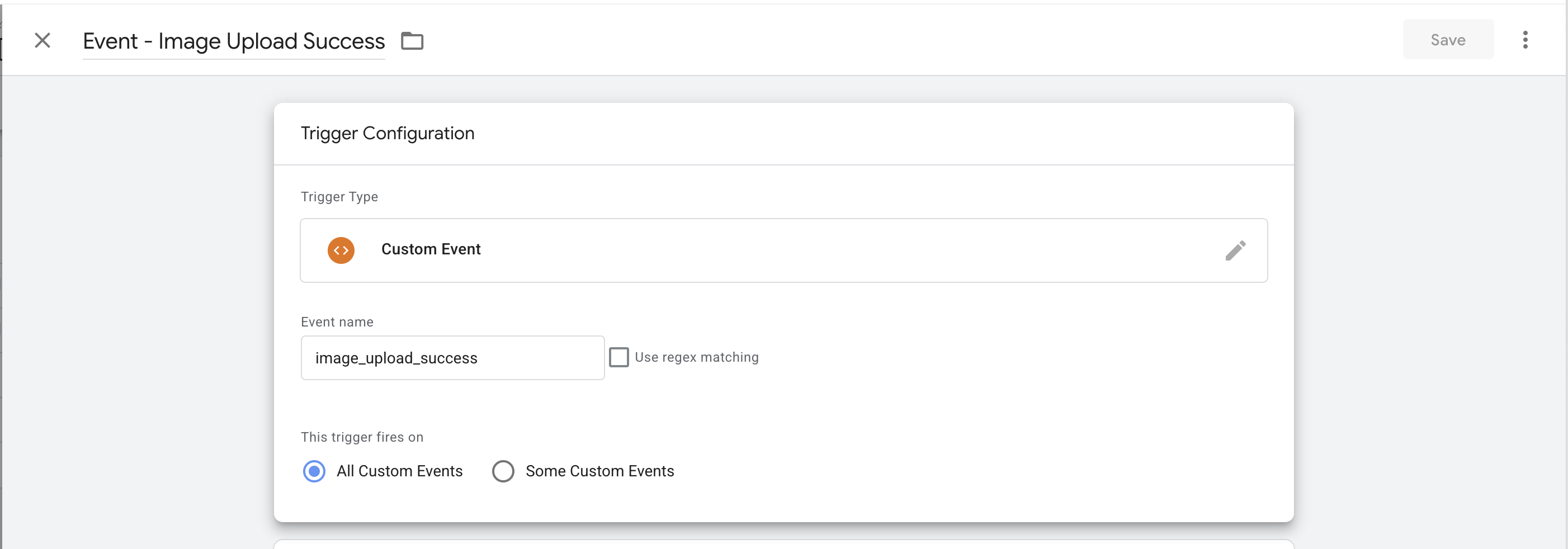 Creating a Custom Event trigger in GTM